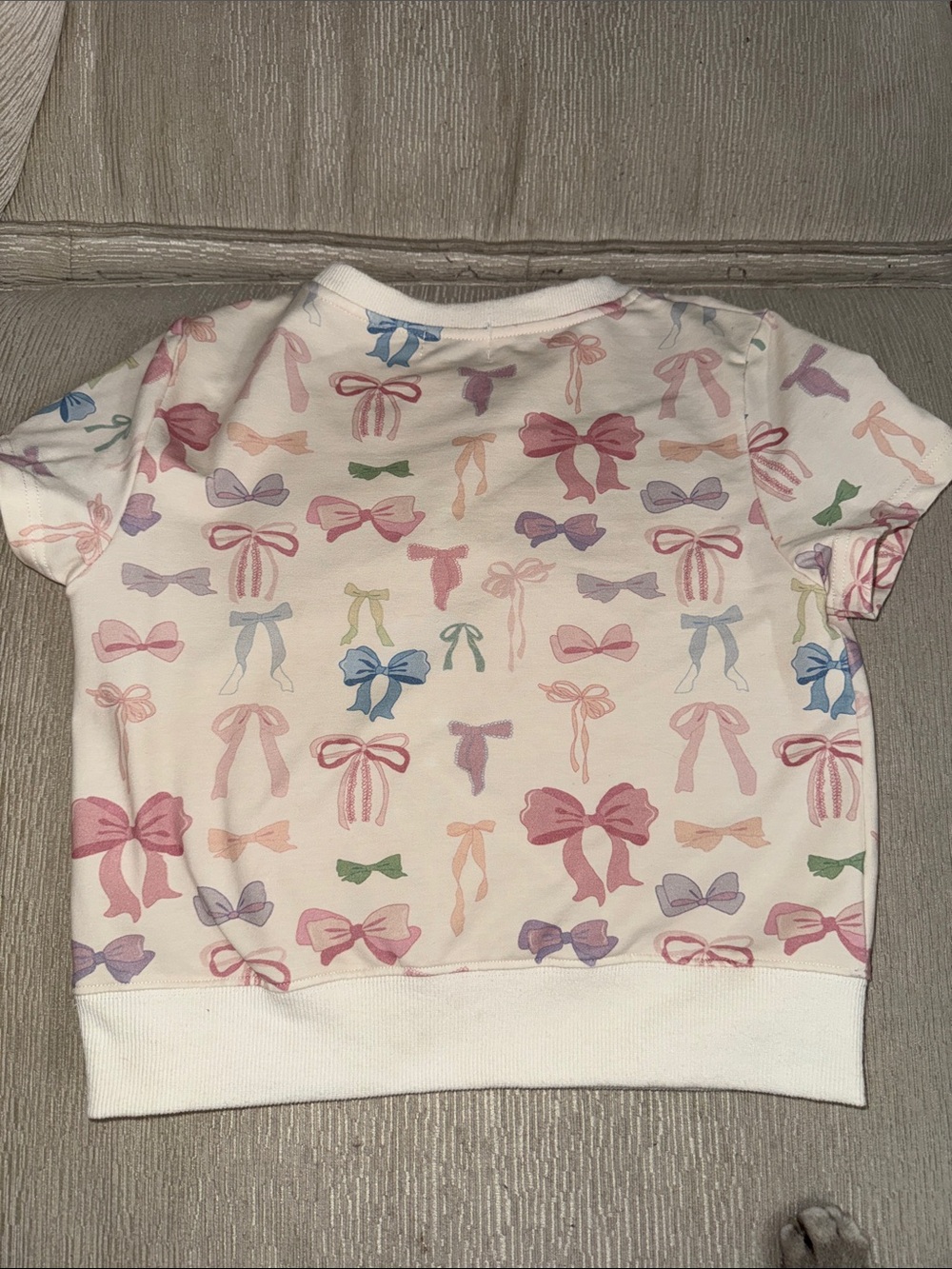 Lola and the Boys White Bow Print Pajama Set - Pink & Pastel Bows size 14 - Picture 11 of 17